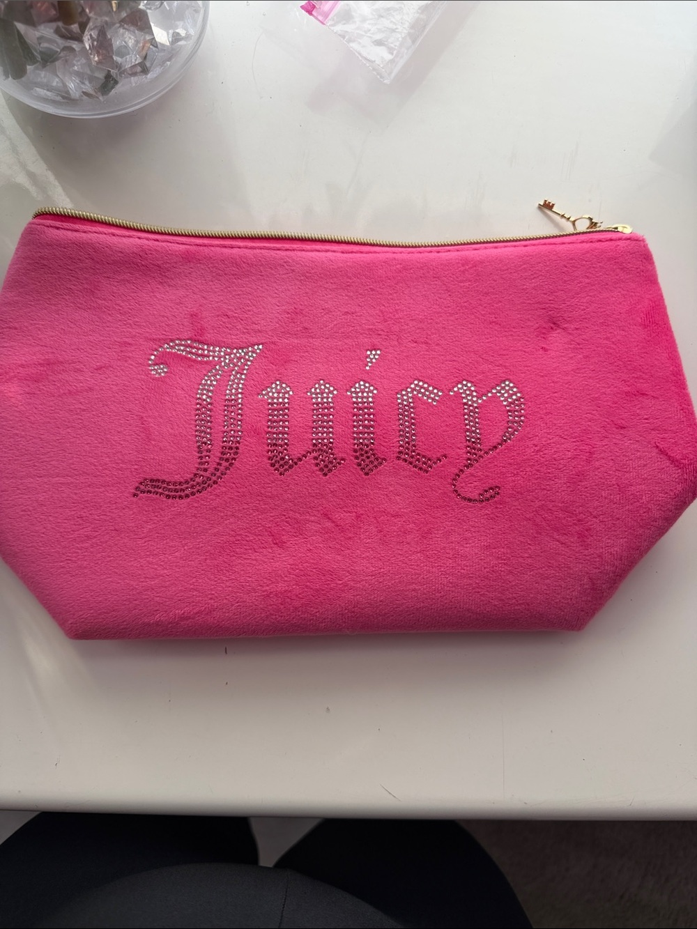 Juicy Couture Hot Pink make up bag